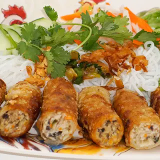 A6. Fried Pork Egg Rolls (6) - Chả Giò